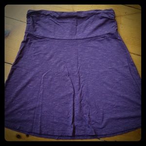 Toad and Co Small Purple Knee Length Chaka Skirt